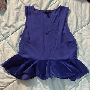 Jcrew peplum tank